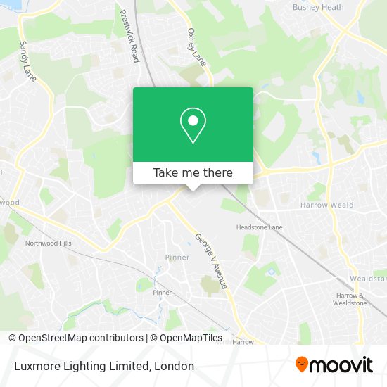 Luxmore Lighting Limited map
