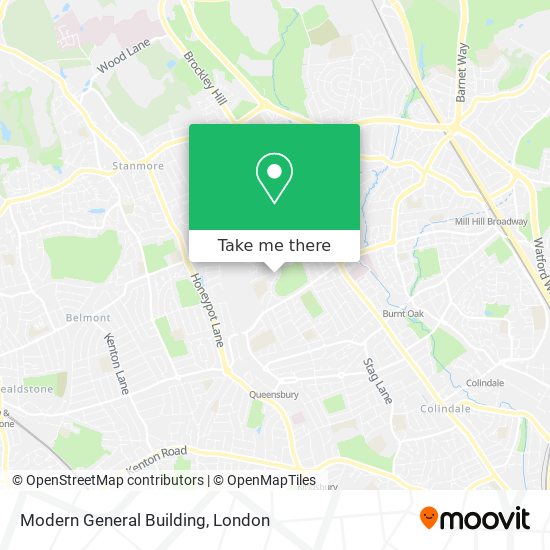 Modern General Building map