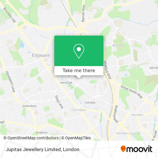 Jupitas Jewellery Limited map