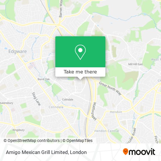Amigo Mexican Grill Limited map