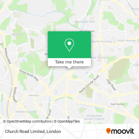 Church Road Limited map