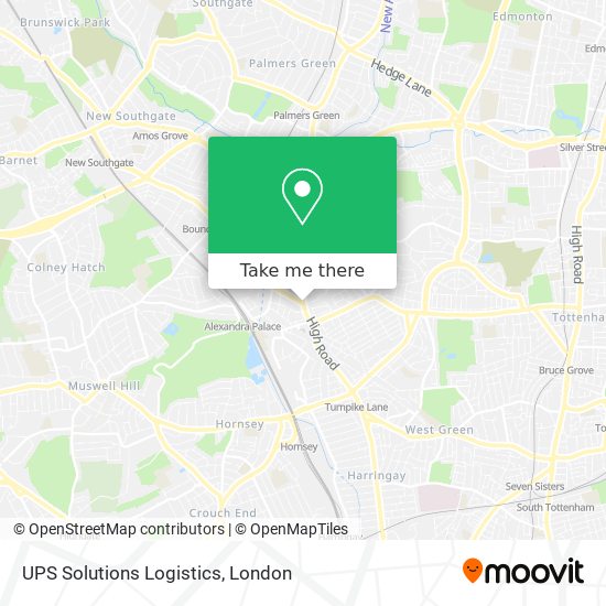 UPS Solutions Logistics map