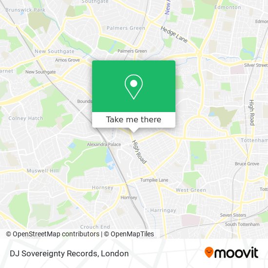 DJ Sovereignty Records map