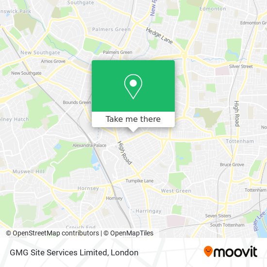 GMG Site Services Limited map