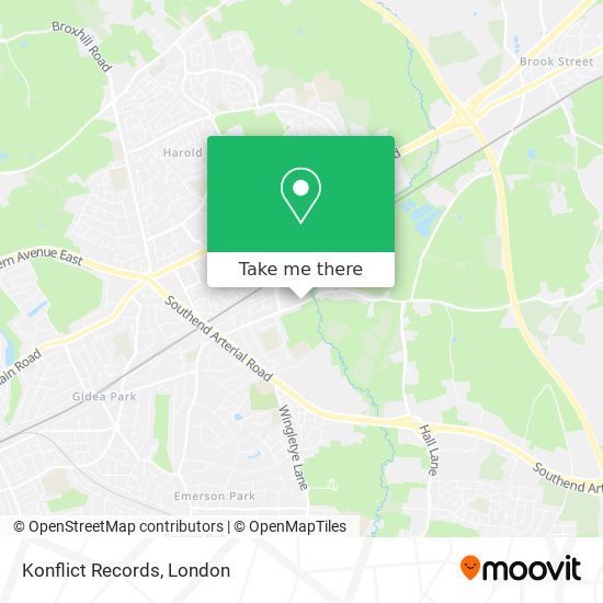 Konflict Records map