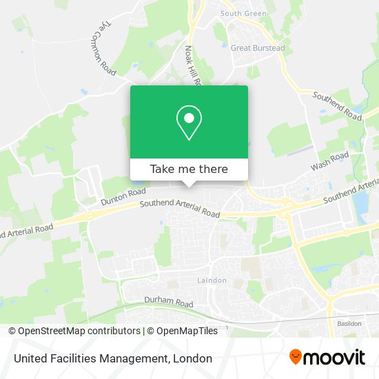 United Facilities Management map