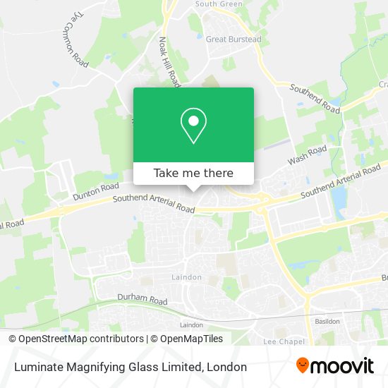 Luminate Magnifying Glass Limited map