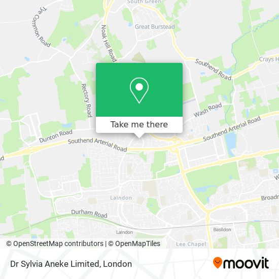 Dr Sylvia Aneke Limited map