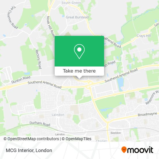 MCG Interior map
