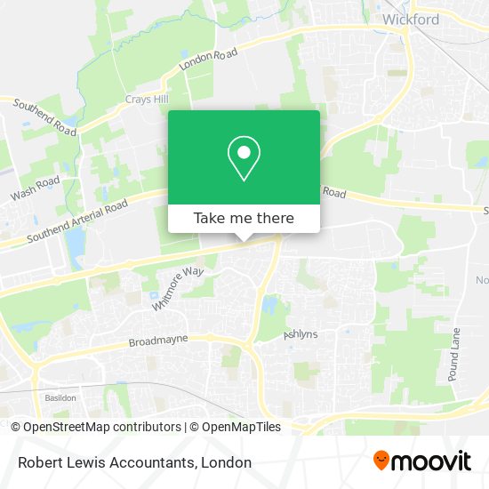 Robert Lewis Accountants map