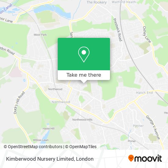 Kimberwood Nursery Limited map