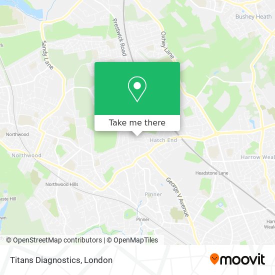Titans Diagnostics map