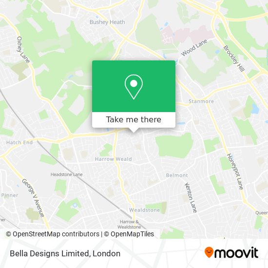 Bella Designs Limited map