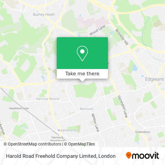Harold Road Freehold Company Limited map