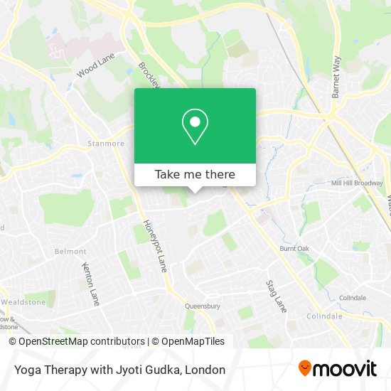 Yoga Therapy with Jyoti Gudka map