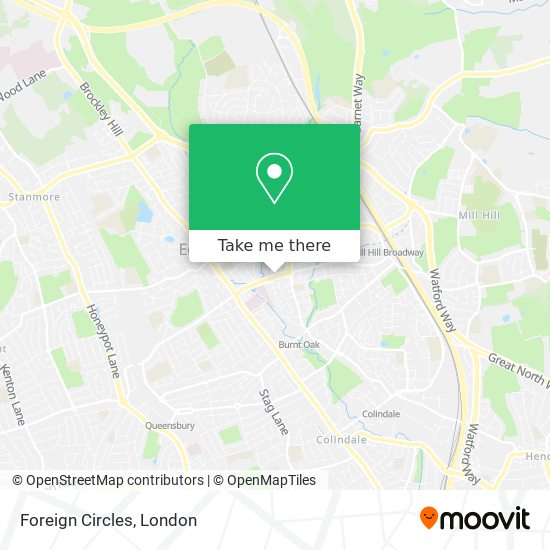 Foreign Circles map
