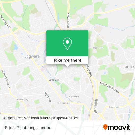 Sorea Plastering map