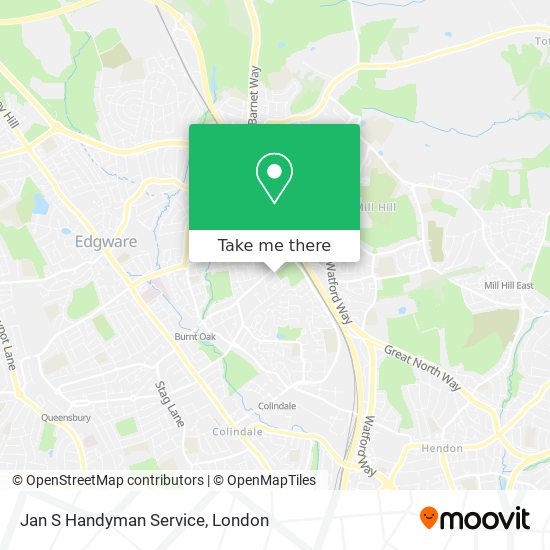 Jan S Handyman Service map