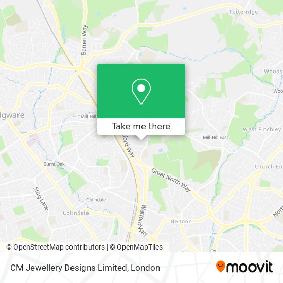 CM Jewellery Designs Limited map