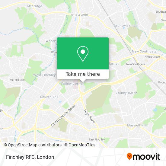 Finchley RFC map