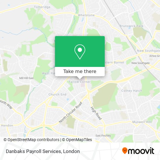 Danbaks Payroll Services map