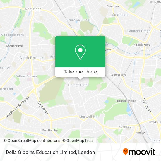 Della Gibbins Education Limited map