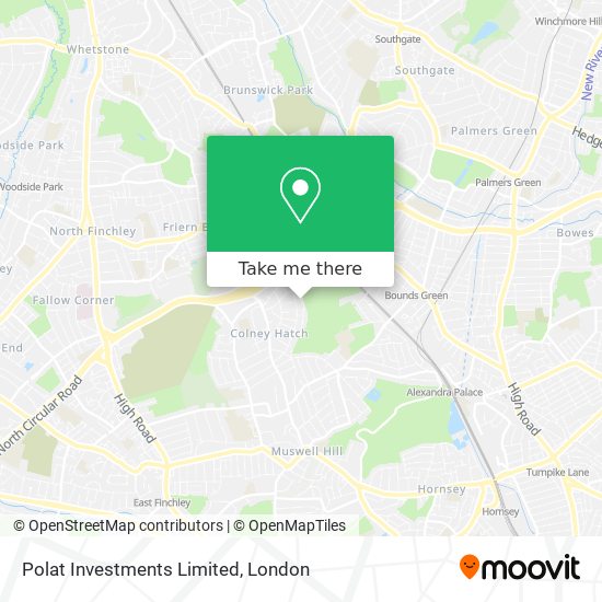 Polat Investments Limited map