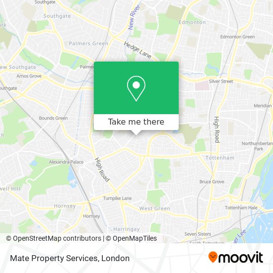 Mate Property Services map