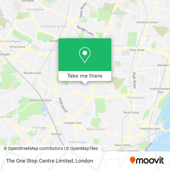 The One Stop Centre Limited map