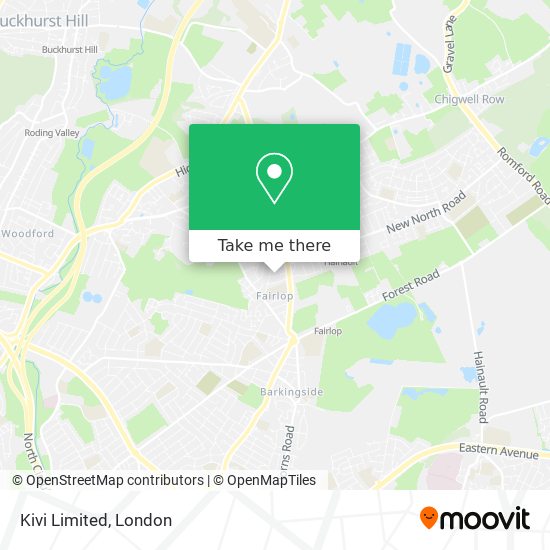 Kivi Limited map