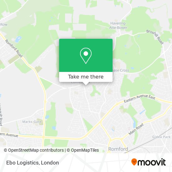 Ebo Logistics map
