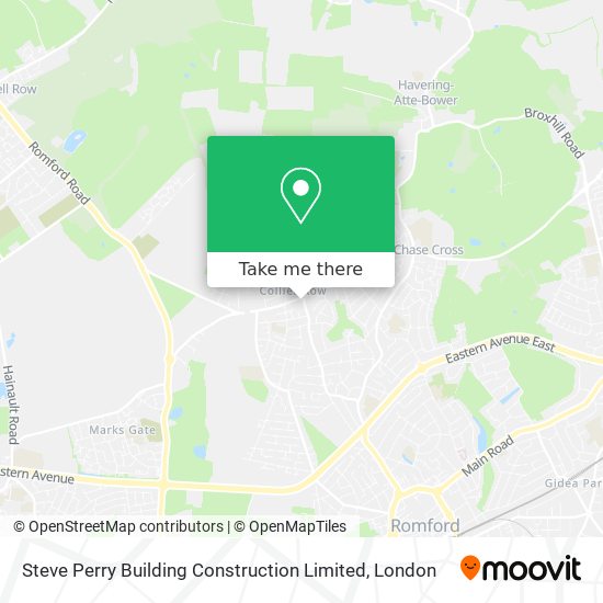 Steve Perry Building Construction Limited map