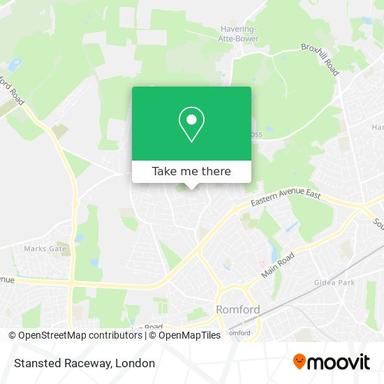 Stansted Raceway map