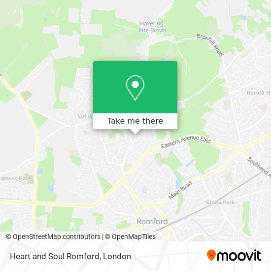 Heart and Soul Romford map