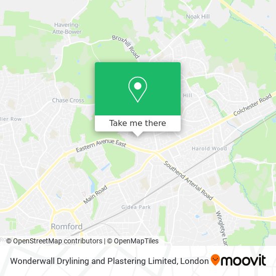 Wonderwall Drylining and Plastering Limited map