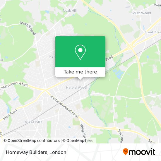 Homeway Builders map