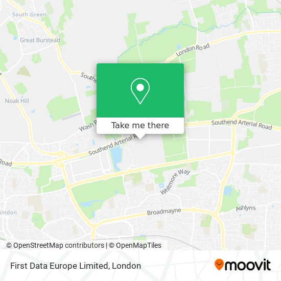 First Data Europe Limited map