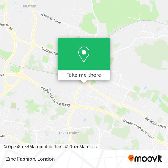 Zinc Fashion map