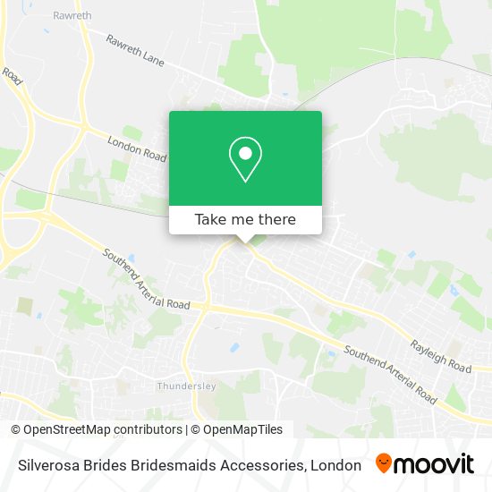 Silverosa Brides Bridesmaids Accessories map
