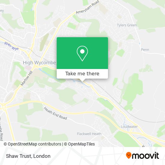 Shaw Trust map