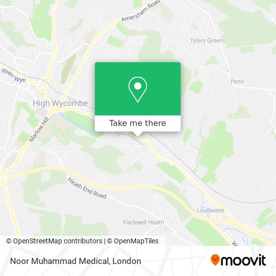 Noor Muhammad Medical map