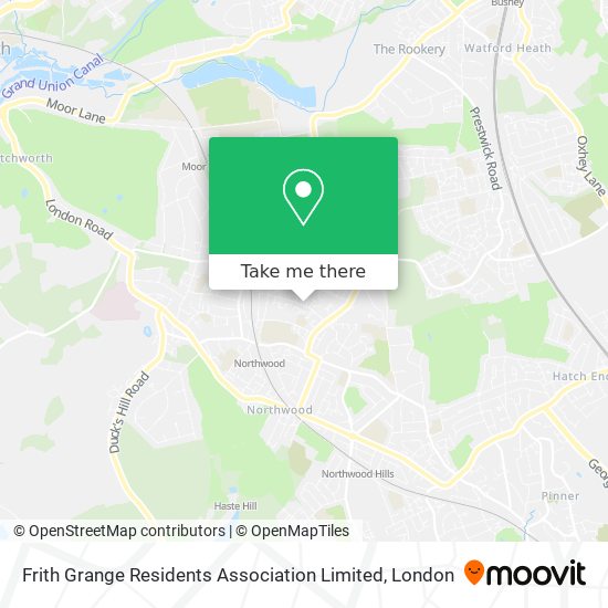 Frith Grange Residents Association Limited map