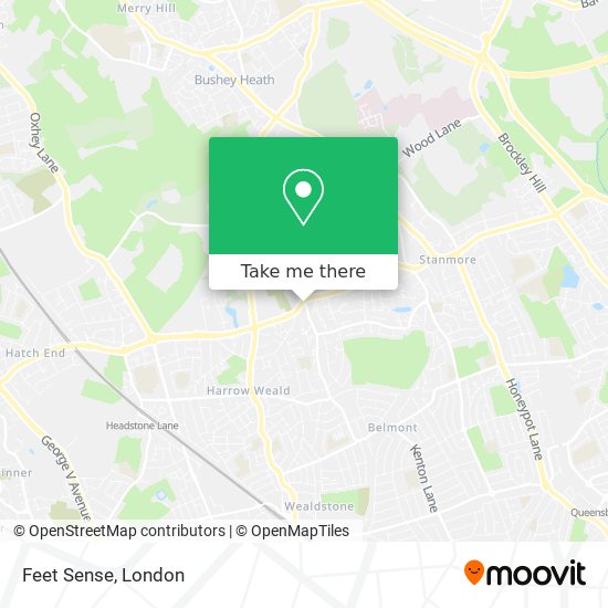 Feet Sense map