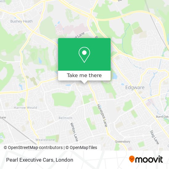Pearl Executive Cars map