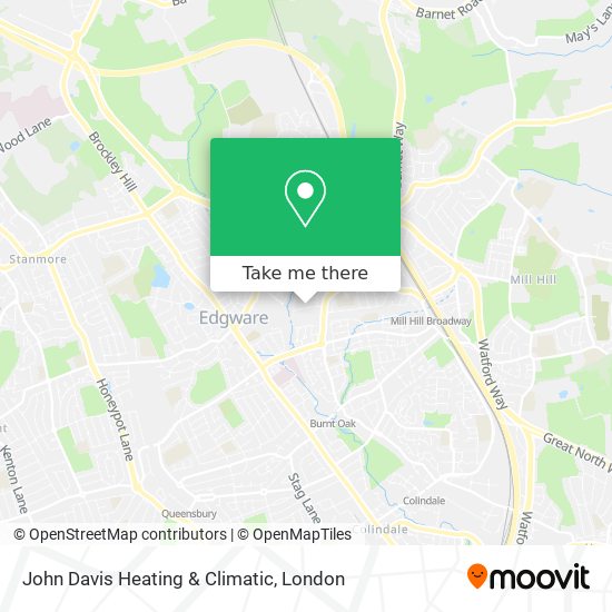John Davis Heating & Climatic map