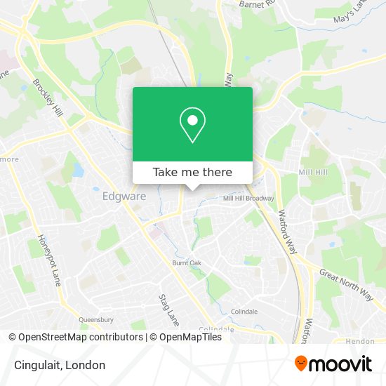 Cingulait map