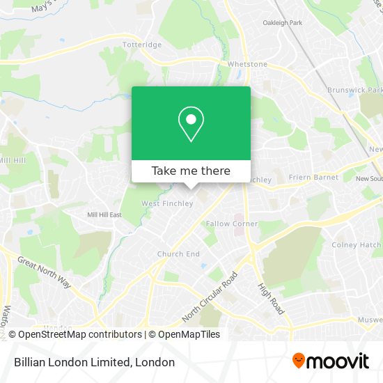 Billian London Limited map