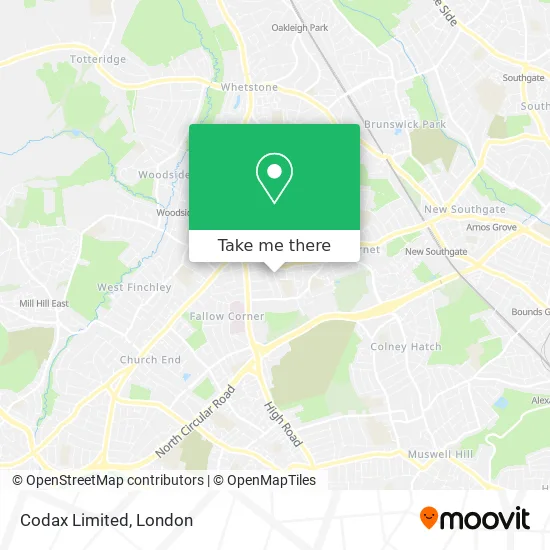 Codax Limited map