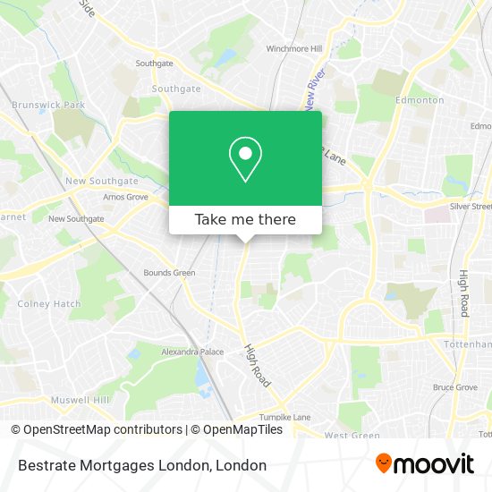 Bestrate Mortgages London map