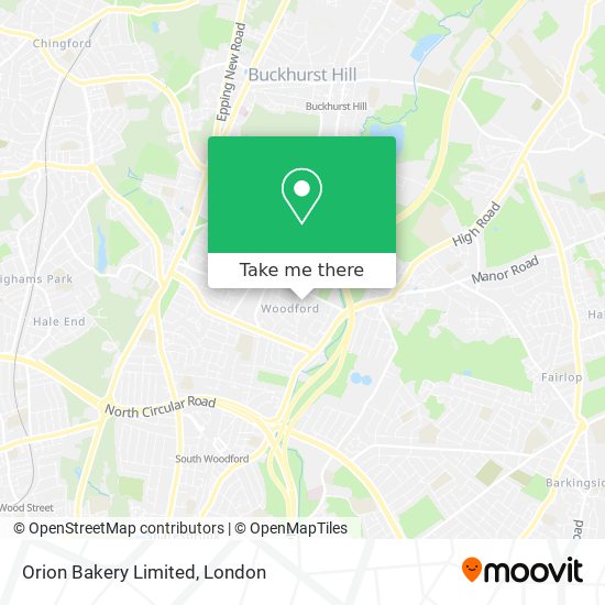 Orion Bakery Limited map